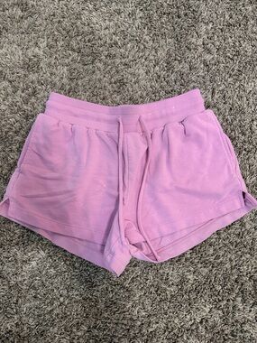 Women’s Pink Drawstring Lounge Shorts